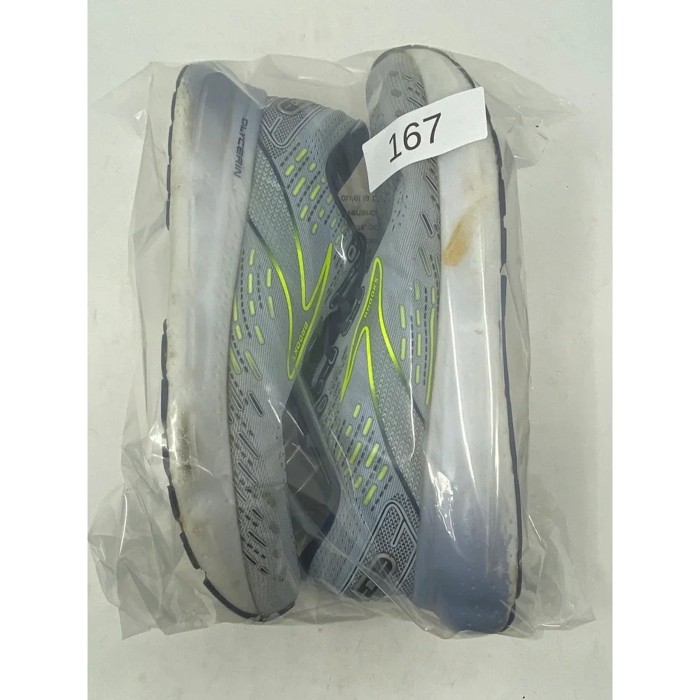 Brooks Glycerin 20 Mens Running Shoes Blue Grey Yellow 1203691B416 Size 11